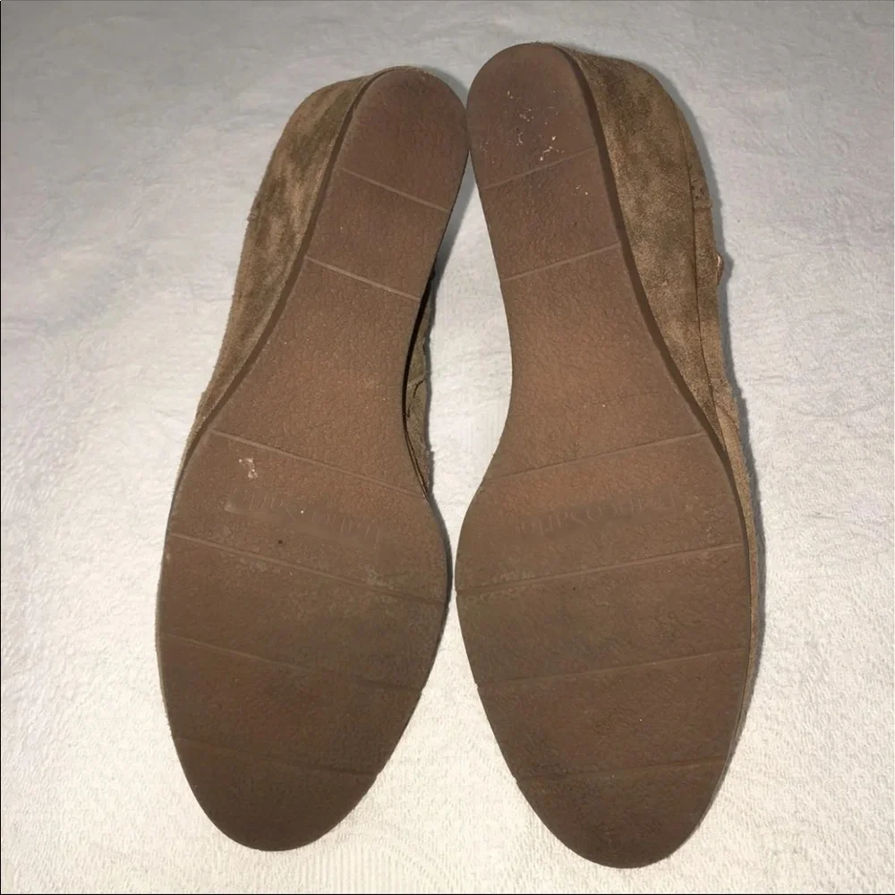 Suede Wedge Ankle Boots Booties Womens Size 11 Renaissance Ren Faire Buckle